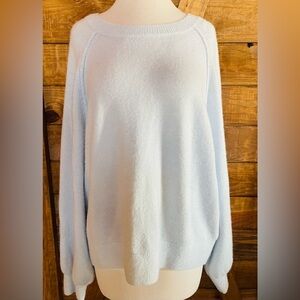 Vince Camuto Soft Blue Crew Neck Sweater